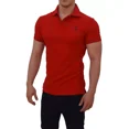 thumbnail image 1 of Playeras Polo John Leopard Ajuste Muscle Fit Muy Comodas 1, 1 of 5