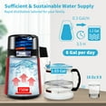 thumbnail image 4 of VEVOR 4 l 750W Water Distiller with Dual Temperature Display, Red, 4 of 10