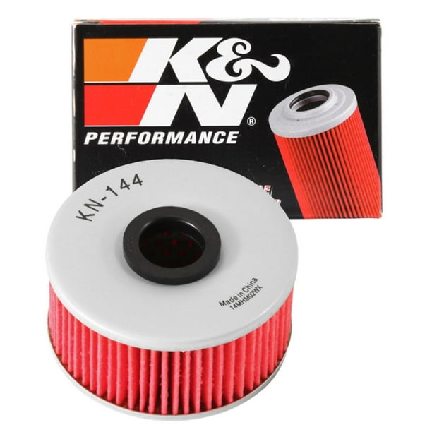 K&N Motorcycle Oil Filter High Performance, Premium, Designed to be