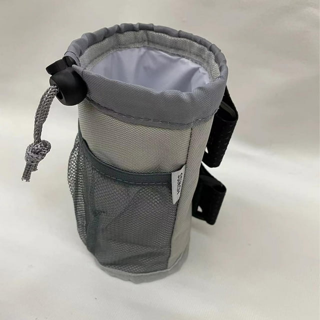 Porte-gobelet de Vélo, Porte-Boisson de Guidon de Bicyclette avec Poches en Maille Sac pour Téléphone Ajustable pour Cruiser