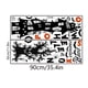 thumbnail image 4 of Moyic 2 piezas de pegatinas de pared de Halloween a prueba de agua 3D Castillo de terror papel tapiz calcomanías suministros de fiesta imagen Pinup Kits de decoración para fiestas Moyic HA068234-00, 4 of 6