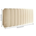 thumbnail image 2 of BKER Soft Bed Headboard Cushion Versatile Backrest Pillow For Reading And Relaxation Perfect For Beds And Mats Easy To Install And Clean, 2 of 3