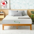 thumbnail image 1 of ViscoLogic Matelas Complet en Mousse Mémoire 8 Pouces Fabriqué au Canada pour Enfants, Adultes, Gel Rafraîchissant Infusé Fermeté Moyenne et Soulagement de la Pression pour le Sommeil, CertiPUR-US®, 1 of 8