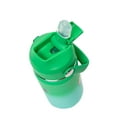 thumbnail image 5 of A FOR ADLEY Rainbow Ghost Water Bottles With Flip Top Straw and Lid. 12oz Insulated Stainless Steel Water Bottle With Matching Lid (Green), 5 of 5