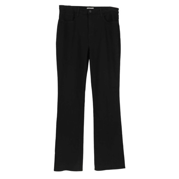 Lagence Women's Black Oriana High Rise Straight Jean - 4