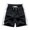 White, variant on Satingcolo Men's Fashion Athletic Color Block Shorts, Loose Elastic Waist Casual Summer Beach Shorts with Pockets