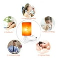 thumbnail image 4 of Betus Natural Crystal Himalayan Salt Wall Lamp - Air Purifying Night Light - 360° Rotatable Plug 7W Bulb - Cylindrical, 4 of 7