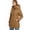 Toffee, variant on Women's Puffer Coat– Mid-length Fit & Flare Jacket (Toffee, XS)