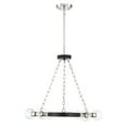thumbnail image 3 of Designers Fountain Huxton Black 6 Light Chandelier for Dining Room, Living Area, 93486-BK, 3 of 6