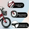 thumbnail image 5 of Pipleo 16" Kids Bikes for Girls and Boys, Kids' Bicycles with Training Wheels, Ages 4-8 Years, 5 of 6