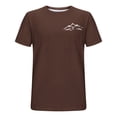 thumbnail image 5 of Afuyipoi Men's Printed Athletic Tee,Sporty Graphic Relaxed Everyday Fit Comfortable Jersey Casual Tees Brown M, 5 of 7
