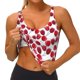 thumbnail image 3 of Balery Tulips Flowers Sujetadores deportivos con espalda cruzada para mujer, acolchados, sin costuras, de alto impacto, ideales para yoga, gimnasio, entrenamiento y fitness.-X-Large, 3 of 8