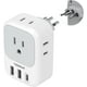 thumbnail image 2 of Adaptador Brasil Viaje, Universal Brasileño Enchufe de Corriente con 3 USB (1 USB C), Cargador Tipo C con 4 Salidas CA, Travel Essentials Adapter Americano/México a Brasileña,Gris, 2 of 21