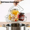 thumbnail image 2 of New Stove Top Steamer for Reheating Food, 2026 Steam Tray Food Reheating Pan, Multi-purpose Steaming Rack for Pot, Stainless Steel Kitchen Cooking Steamer Pots, 2 of 6
