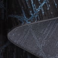 thumbnail image 6 of Safavieh Mila Harding Diamond Polyester Area Rug, Brown/Blue Black, 8' x 10', 6 of 11
