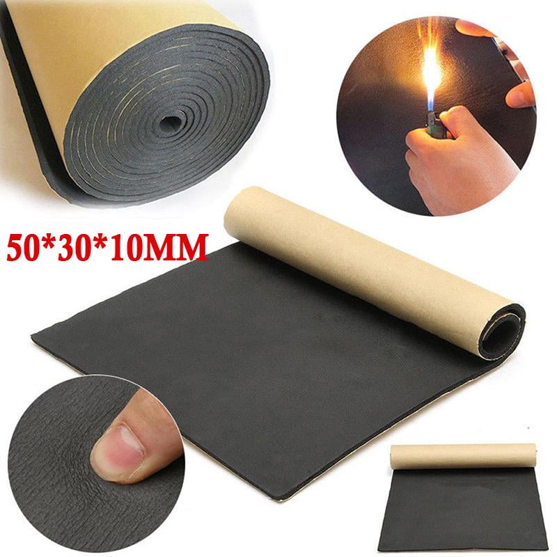 Car Adhesive Sound Proofing Deadening Insulation 10mm Foam Closed Cell 30X50cm 