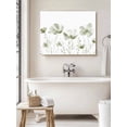 thumbnail image 6 of Sage Green Flowers Wall Art for Living Room,Canvas Picture Wall Decor for Bathroom Bedroom,Watercolor Retro White Floral Leaves Painting Artwork for Office Kitchen Hallway Dining Room Decor 20"x24", 6 of 8