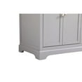 thumbnail image 4 of Elegant Decor Franklin 36" Aluminum MDF Single Bathroom Vanity in Gray, 4 of 15