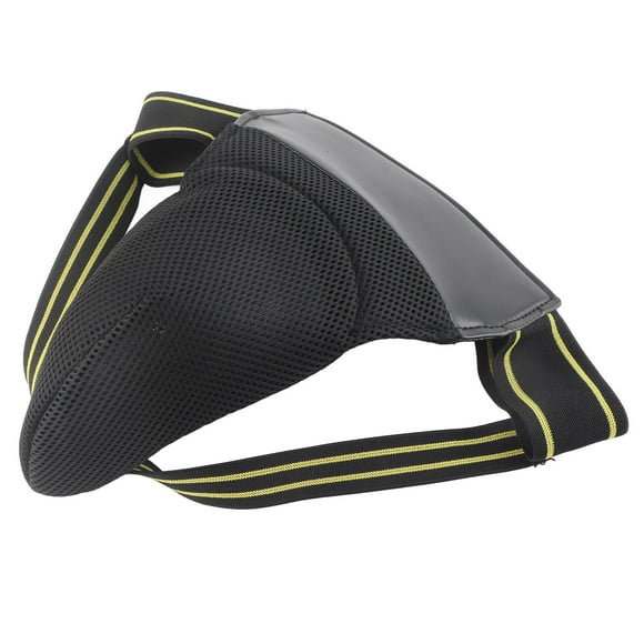 Kickboxing Groin Guard, Box Groin Guard Reduces Shock Elastic Straps Boxing Groin Guard Cup Testicle Manner Kickboxing MMA Abdominal Guard Muay Thai Groin Guard Men