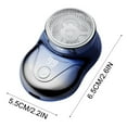 thumbnail image 3 of Electrodomésticos Afeitadora recargable por USB Mini afeitadoras faciales portátiles Máquina de afeitado en seco y húmedo de tamaño pequeño para hombres un ventilador, 3 of 9