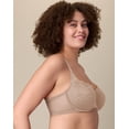 thumbnail image 4 of Playtex Unlined Lace Balconette Bra, Full Coverage  Evening Blush 38C Women's, 4 of 4