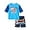 Paw Patrol Multi Stripe, variant on Nickelodeon Paw Patrol Boys Rash Guard Set - 2 Piece Chase Marshall UPF50+ Swim Shirt & Swim Trunks (2T-7)