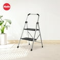 thumbnail image 6 of Hailo Folding 2 Step Non-Slip Stool for Home and Kitchen, K71, Silver/Black, 6 of 12