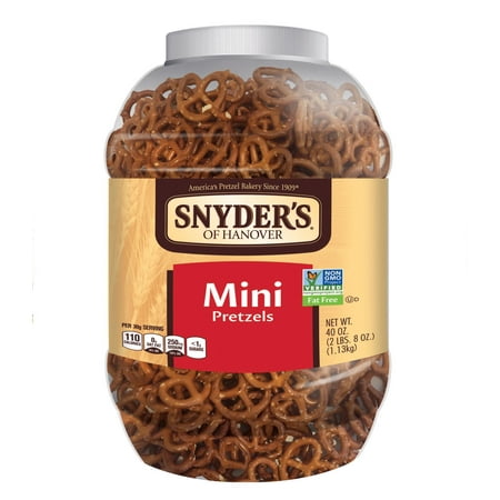 Snyders Mini Pretzels Tub, 40 Ounce