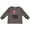 Charcoal Grey, variant on Inktastic Be a Flamingo in a Flock of Pigeons with Flowers Girls Long Sleeve Toddler T-Shirt