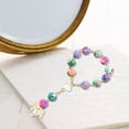 thumbnail image 2 of De Colgante De ángel s De Cristianismo Sunnimix Pulsera de cuentas de rosario, 2 of 6