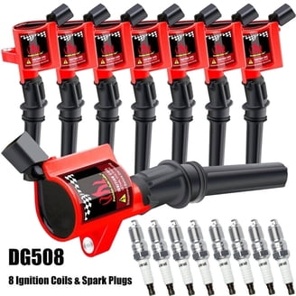 ECCPP UF540 4 ignition coils with 4 iridium Spark Plugs for Mazda