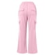 thumbnail image 5 of Pantalones rectos lisos con cintura elástica para mujer - Diseño con tirantes, poliéster, ropa informal - Tallas S-XXL, 5 of 6