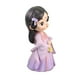 thumbnail image 2 of Girl Figurine Adorable Resina Adorno Decoración Para Fiestas Miniatura Púrpura, 2 of 7