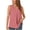 Rose Gold, variant on Womens Tops Summer Solid Color V-Neck Tank Tops Casual Loose Fit Sleeveless Standard Straps Summer Tops