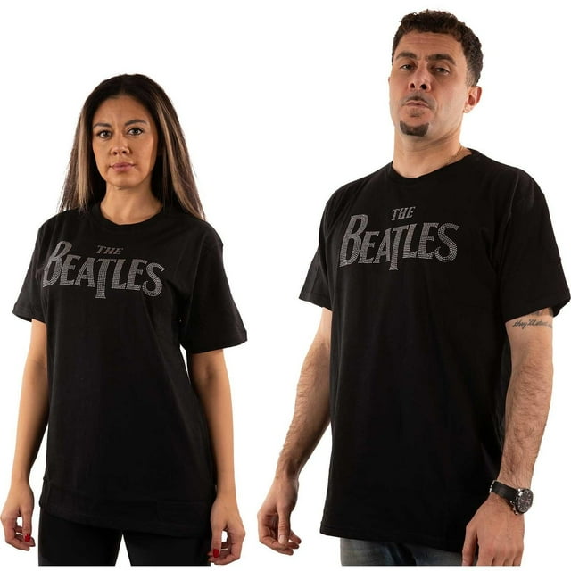 The Beatles Adult Drop T Logo T-Shirt