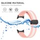 thumbnail image 1 of Correa de muñeca para reloj inteligente con banda de silicona para Google Pixel Watch 2022 (rosa blanco), 1 of 9