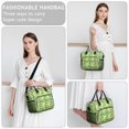 thumbnail image 6 of Butterfly and Multicolor Green Pattern Insulated Leakproof Lunch Box for Women, Large Lunch Bag for Tween Teen Adult, Loncheras Para Mujer for Work Beach Travel Picnic Camping, 6 of 6