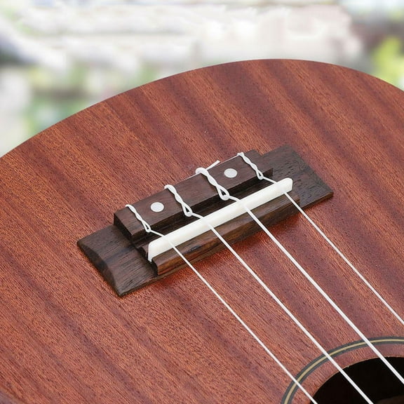 HONMEET Ukulele Bridge Nut Accessory Assorted Color Wood Fixing Tool