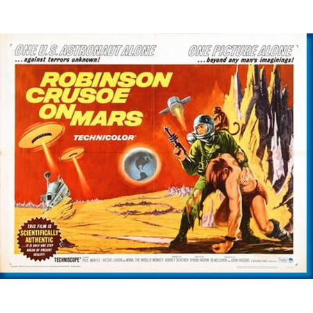 Robinson Mini - Robinson Crusoe On Mars Hz Movie 11x17 Mini Poster Entertainment decor