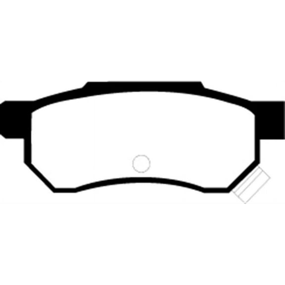 EBC Brakes Yellowstuff 4000 Series Street and Track Brake Pad Set Fits select: 1988-2001 HONDA CIVIC, 1990-2001 ACURA INTEGRA