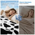 thumbnail image 2 of Cow Print Cooling Blanket, Lightweight Breathable Summer Throw Blanket with Double Sided Cold Effect,Modern Black White Farm Animal Patterned Picnic Beach Blankets Bed Sheet for Hot Sleepers 60"x80", 2 of 8