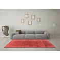thumbnail image 3 of Ahgly Company Indoor Square Oriental Red Industrial Area Rugs, 8' Square, 3 of 4