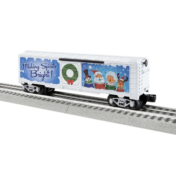 Lionel Christmas Illuminated O Gauge Model Train Music Boxcar 23