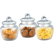 Estilo Dairy Reusable Glass Milk Bottles With Metal Lids, 33.8 oz, Set