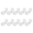 thumbnail image 2 of White 60pc self-adhesive desktop cable organizer fixing clamp, 2 of 9