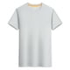 thumbnail image 2 of Tops para hombre, blusas y camisas de manga corta con cuello redondo para hombre, blusas casuales elásticas deportivas de color liso para hombre, blusas de manga corta con cuello redondo para hombre,, 2 of 5