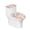 Red Starfish, variant on HELLHERO Cozy for Modern Bathrooms Adjustable Toilet Seat Lid Cover Elastic Bottom Elastic Edge Washable and Reusable