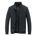 thumbnail image 2 of Chaqueta de uniforme de béisbol de talla grande de otoño e invierno para hombre, chaqueta informal para hombre Pompotops  oipoqjl11666, 2 of 9