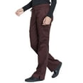 thumbnail image 3 of Cherokee Medical Scrub Pants for Women, Mid Rise Moderate Flare Drawstring Scrub Bottoms - WW120, 3 of 6