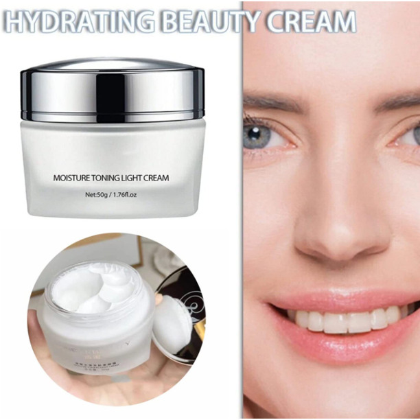 Hydrating Beauty Face Cream, Moisture Toning Light Cream, Toning Face